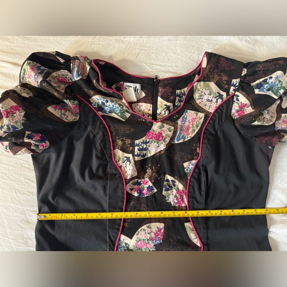 Vintage RM Hawaiian Floral Made in Hawaii Muumuu Dress Size L - Picture 7 of 13